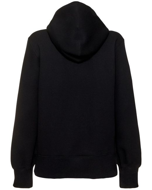 Sacai Black Sponge Sweatshirt Hoodie