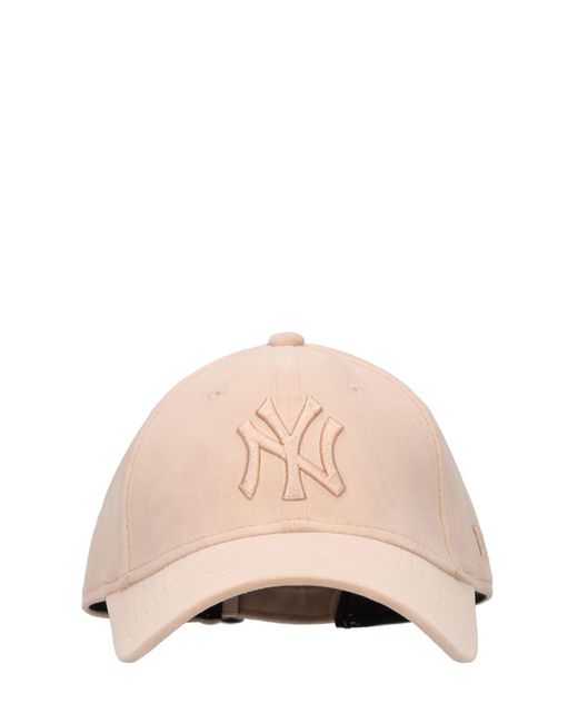 KTZ Pink 9Forty Ny Yankees Velour Hat