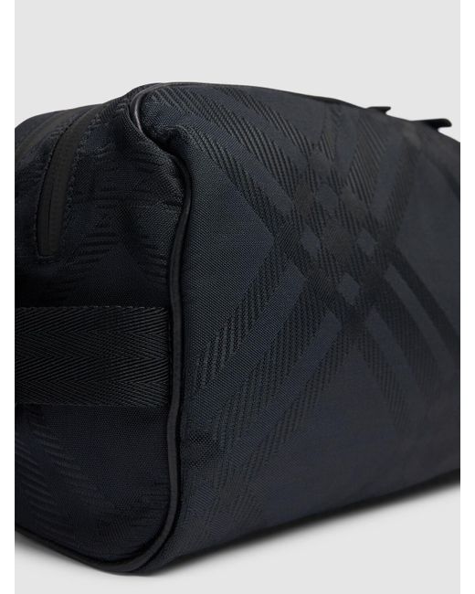 Burberry Black Check Print Jacquard Belt Bag for men