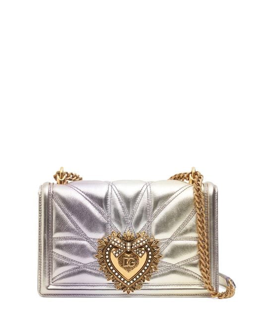 Dolce & Gabbana Metallic Medium Devotion Degradé Shoulder Bag