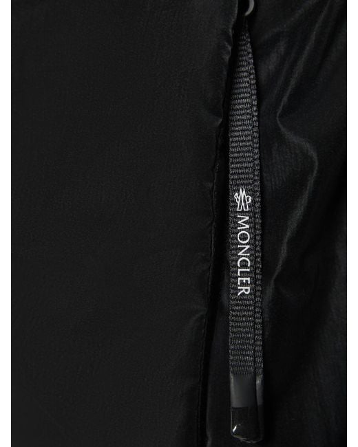 Moncler Black Ananke Nylon Short Down Jacket
