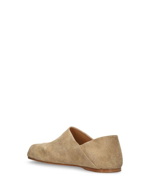 J.W. Anderson Brown Paw Suede Loafers for men