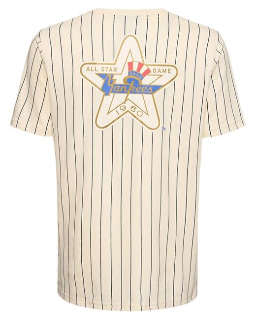 メンズ KTZ Cooperstown New York Yankees Tシャツ Natural
