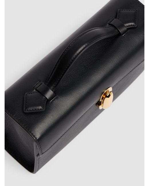 SAVETTE Black Handtasche Aus Leder "the Symmetry"
