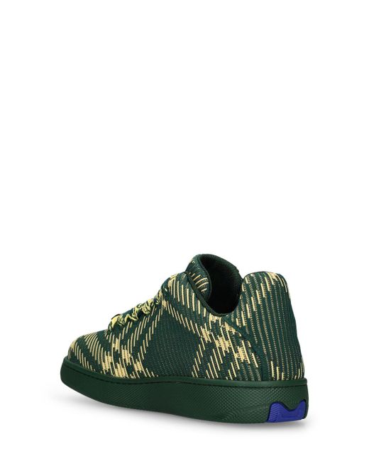 Sneakers low top mf bubble in maglia di Burberry in Green da Uomo