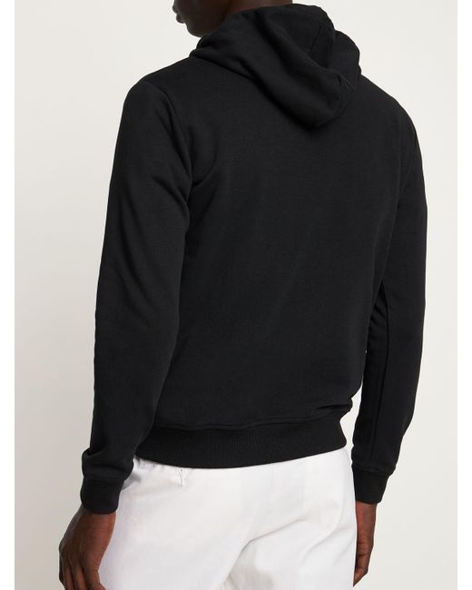 K-Way Sweatshirt Aus Baumwollmischung "le Vrai Arniel" in Black für Herren