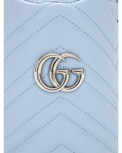 gg marmont 2.0 mini leather bucket bag