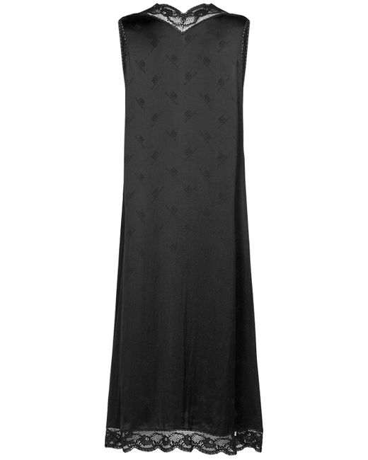 Balenciaga Black Négligé Silk Dress