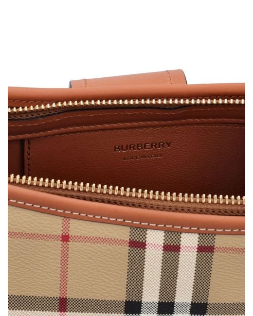Burberry Brown Sling Check Shoulder Bag