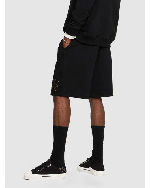 Burberry Baumwollsneaker mit EKD-Motiv in Check in Black für Herren