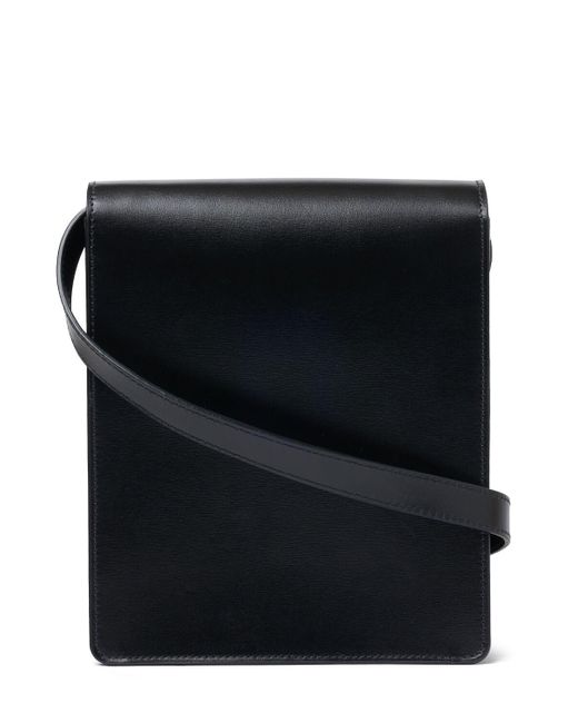Versace Kuriertasche Aus Leder Mit Logo in Black für Herren