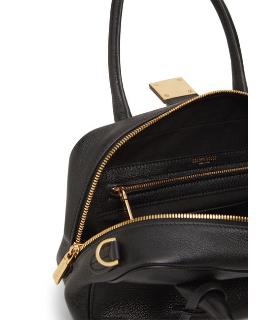 Golden Goose Deluxe Brand Black Schultertasche Aus Leder "vita"