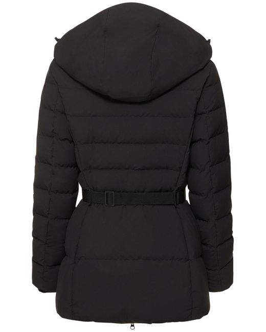 Burberry Black Burniston Belted Quilted Down Jacket