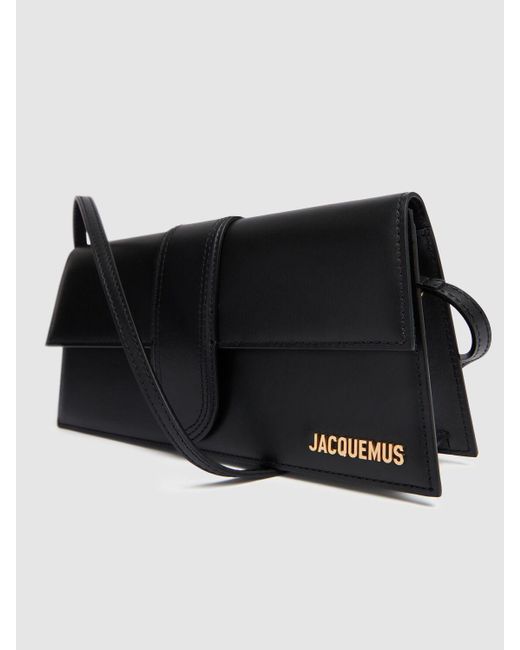 Jacquemus Black Le Bambino Long Smooth Leather Bag