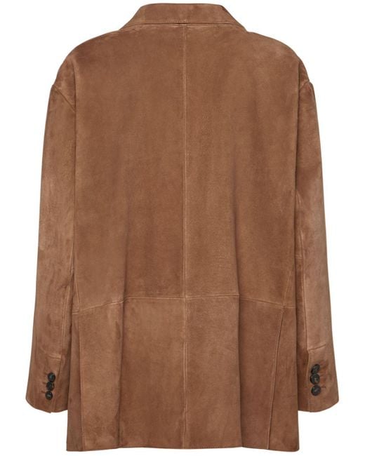 Weekend by Maxmara Brown Wildlederjacke "oggi"