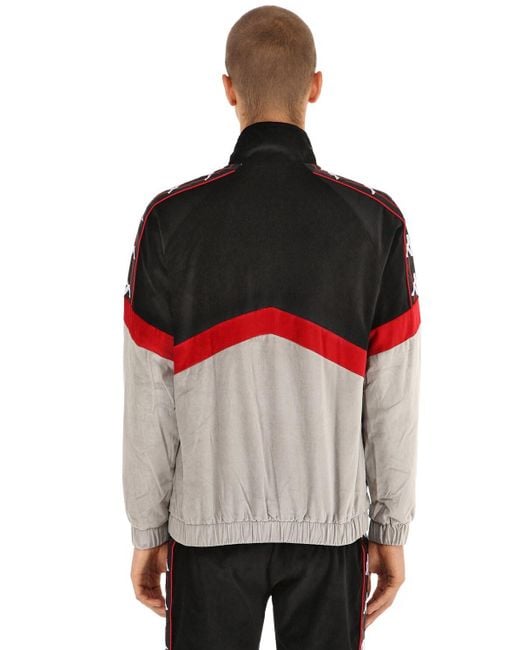 Kappa Authentic Cabrini Black Track Jacket for Men Lyst