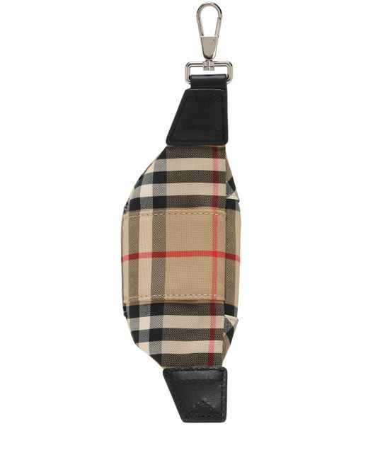 Burberry Sonny Bum Bag Keychain in Natural