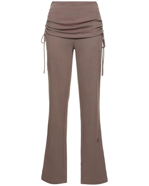 Pantalones roll top Adidas By Stella McCartney de color Brown