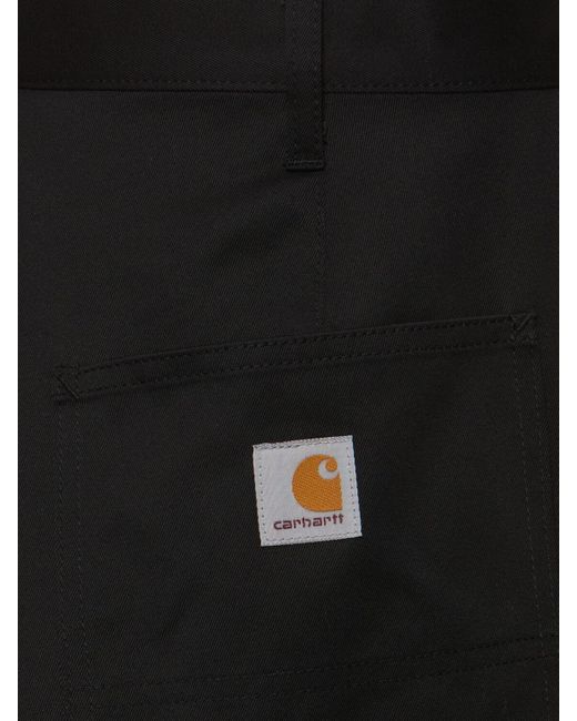 Junya Watanabe Black Carhartt Cotton Gabardine Pants for men