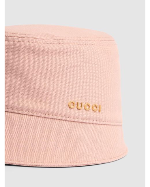 Gucci Pink Cotton Visor
