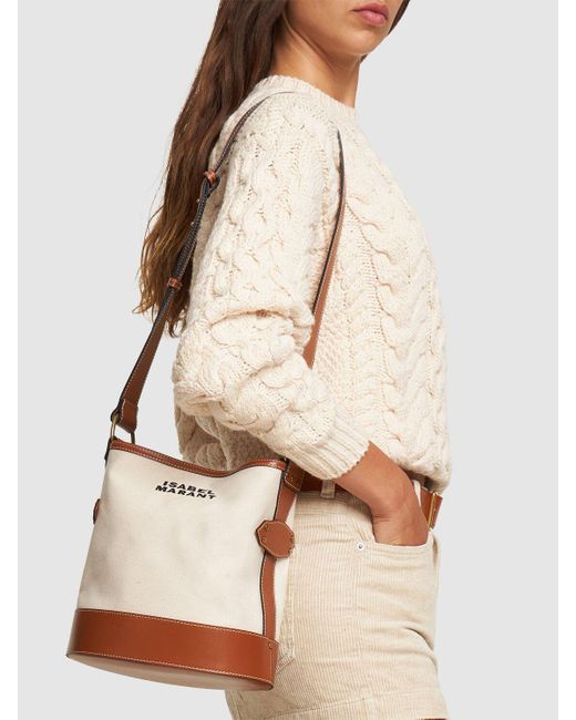 Isabel Marant White Samara Leather Shoulder Bag