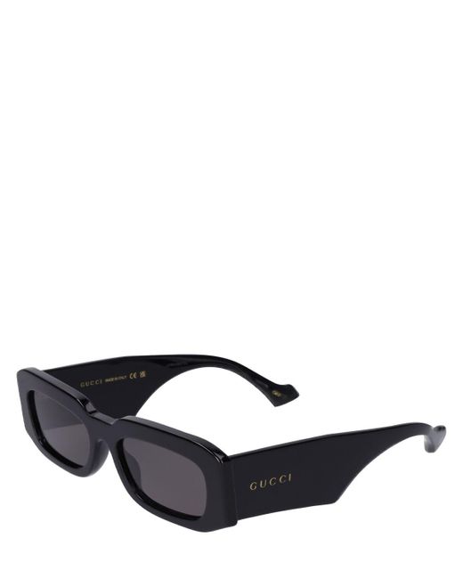 Gafas de sol de acetato Gucci de hombre de color Black