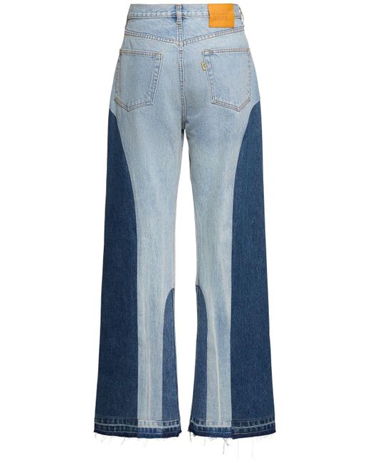 GALLERY DEPT. Blue Trent Color Block Denim Jeans for men