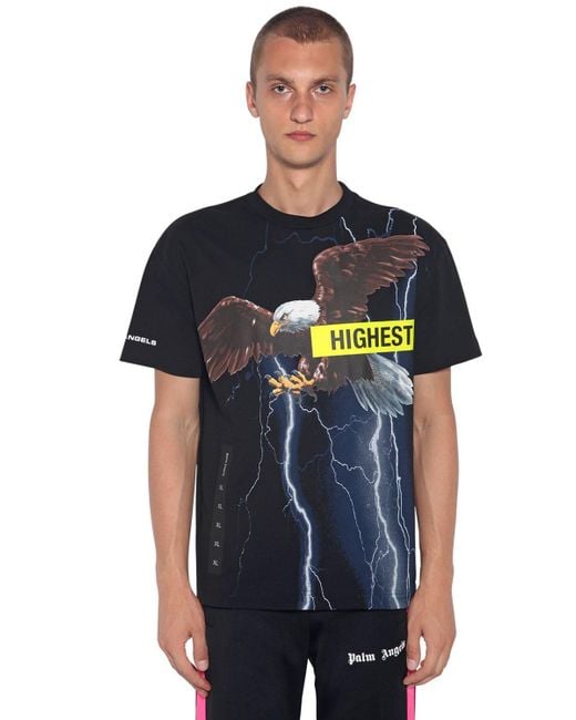 Palm Angels 'Storm Eagle' T-Shirt in Black für Herren