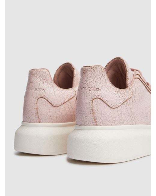 Pink suede alexander mcqueen sale