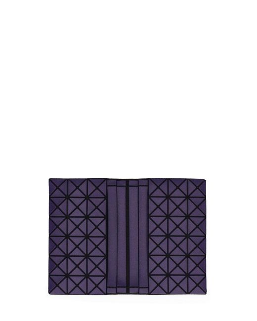 Bao Bao Issey Miyake Purple Oyster Cotton Wallet for men