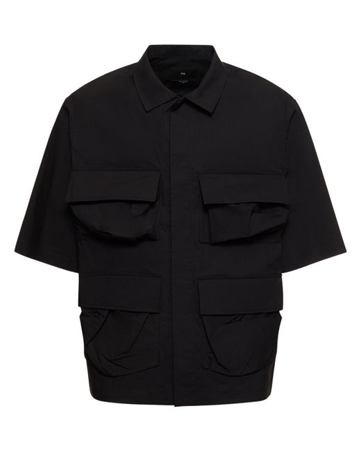 Camicia con tasche di Y-3 in Black da Uomo