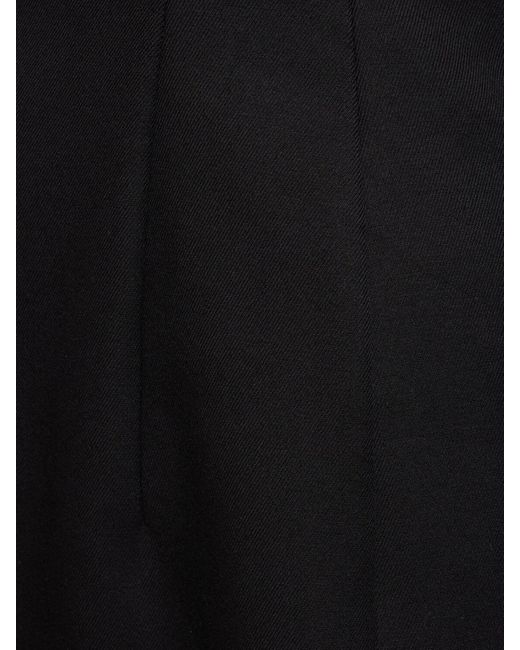 Sportmax Black Minikleid Aus Baumwollgabardine "editta"