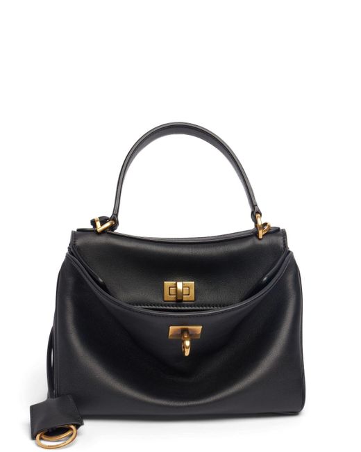 【BALENCIAGA】Mini Rodeo レザートップハンドルバッグ Balenciaga Mini Rodeo レザートップハンドルバッグ ブラック | Lyst