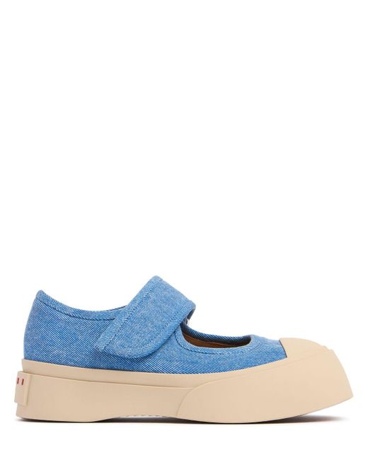 Marni Pablo メリージェーンデニムスニーカー 20mm Marni Pablo メリージェーンデニムスニーカー 20mm ブルー | Lyst