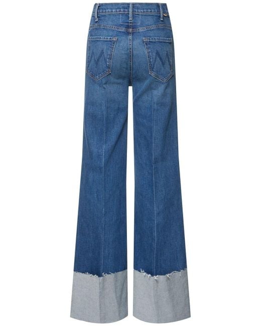 Mother Blue The Hustler Roller High Rise Jeans