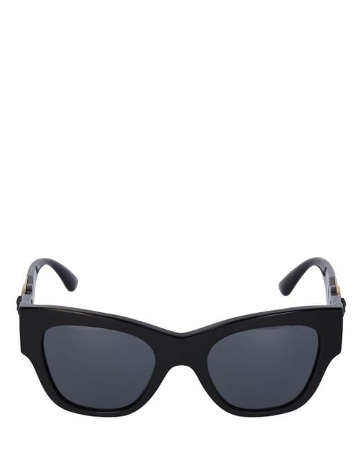Versace Medusa Biggie Butterfly Sunglasses in Black/Grey (Black) | Lyst UK