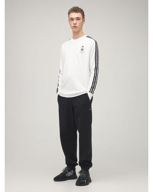 Adidas Originals Baumwolle T Shirt Aus Baumwollmischung Mit Dfb Symbol In Weiss Fur Herren Lyst