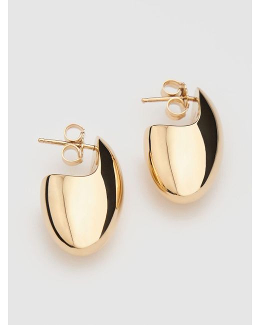Otiumberg Metallic Pebble Stud Earrings
