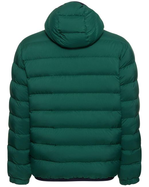 3 MONCLER GRENOBLE Green Rosiere Tech Nylon Long Season Jacket for men