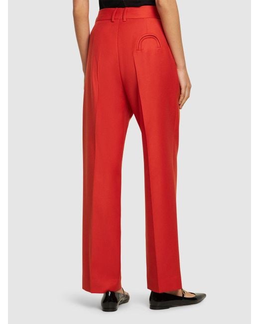 Pantalon en laine exit fox Blazé Milano en coloris Red