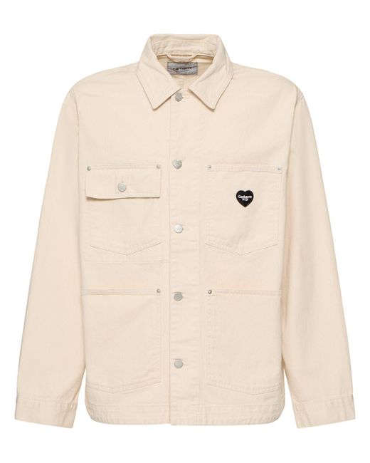 Carhartt Natural Drewe Chore Jacket for men