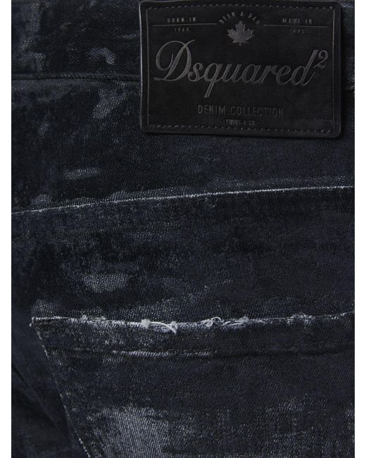 DSquared² Blue Skater Stretch Cotton Denim Jeans for men