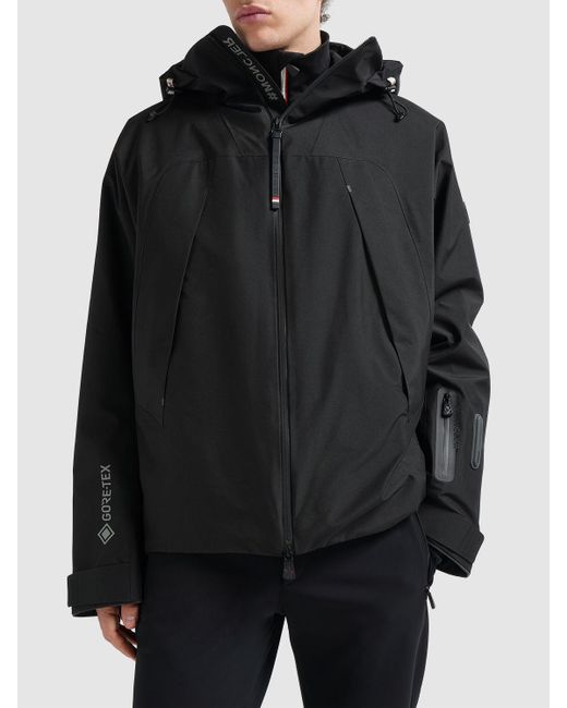 3 MONCLER GRENOBLE Black Lapaz Gore-tex Nylon Ski Jacket for men