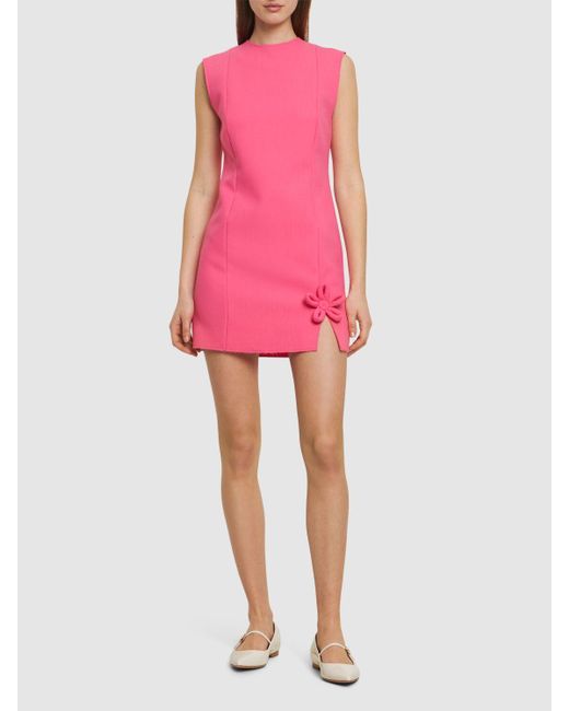 MSGM Pink Tech Mini Dress