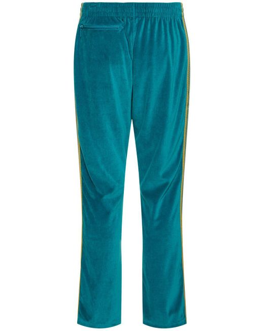 Pantalones deportivos de terciopelo Needles de hombre de color Blue