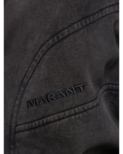 Manteau zippé en coton parveti Isabel Marant en coloris Black