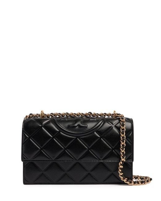 Tory Burch Small Fleming コンバーチブルショルダーバッグ Black