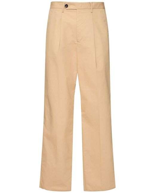 メンズ Bally コットンブレンドパンツ Natural