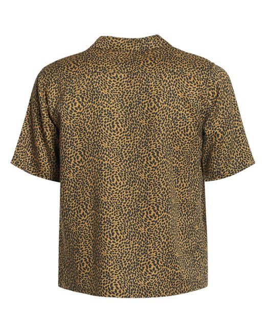Saint Laurent Green Hawaii Cotton Blend Shirt for men