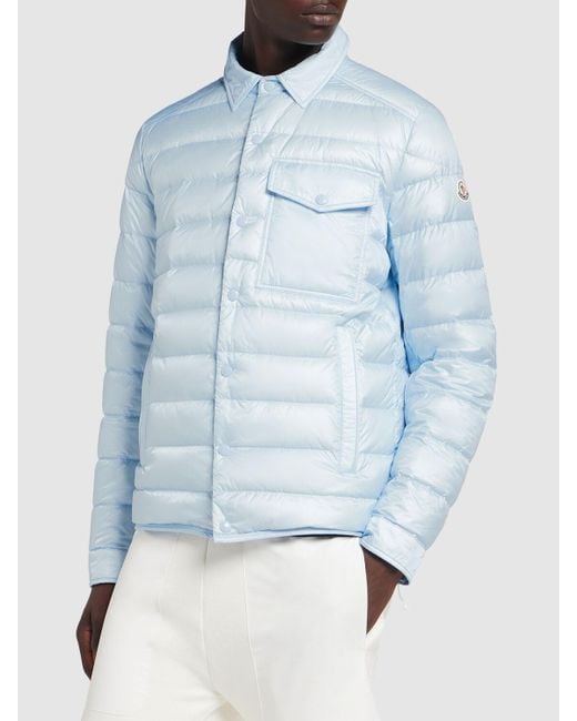 Moncler Blue Tenibres Nylon Down Jacket for men